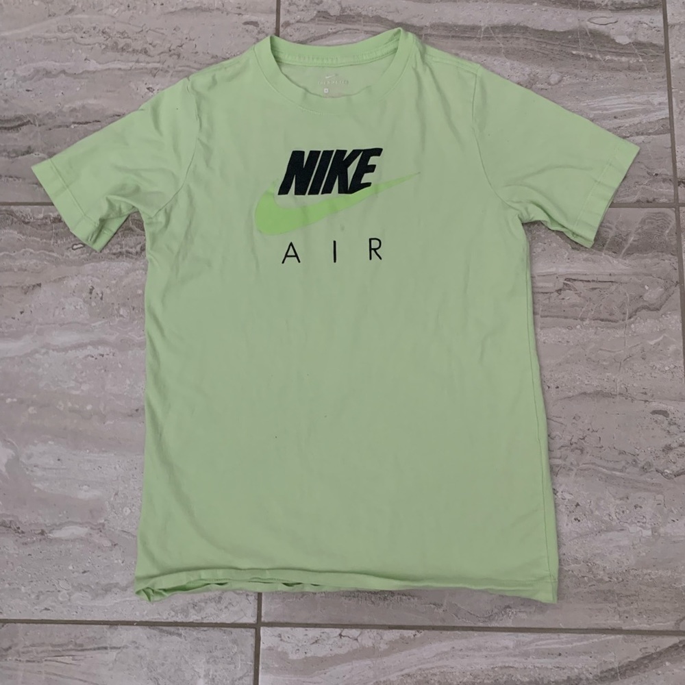 Nike- short sleeve neon green shirt